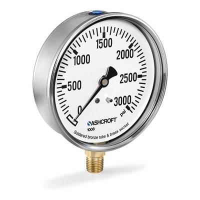 63 1008AL 02L 30PSI Ashcroft Gauge