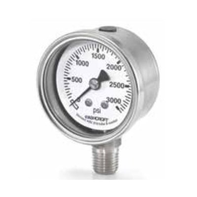 63 1008SL 02L VAC-0-30PSI Ashcroft Gauge